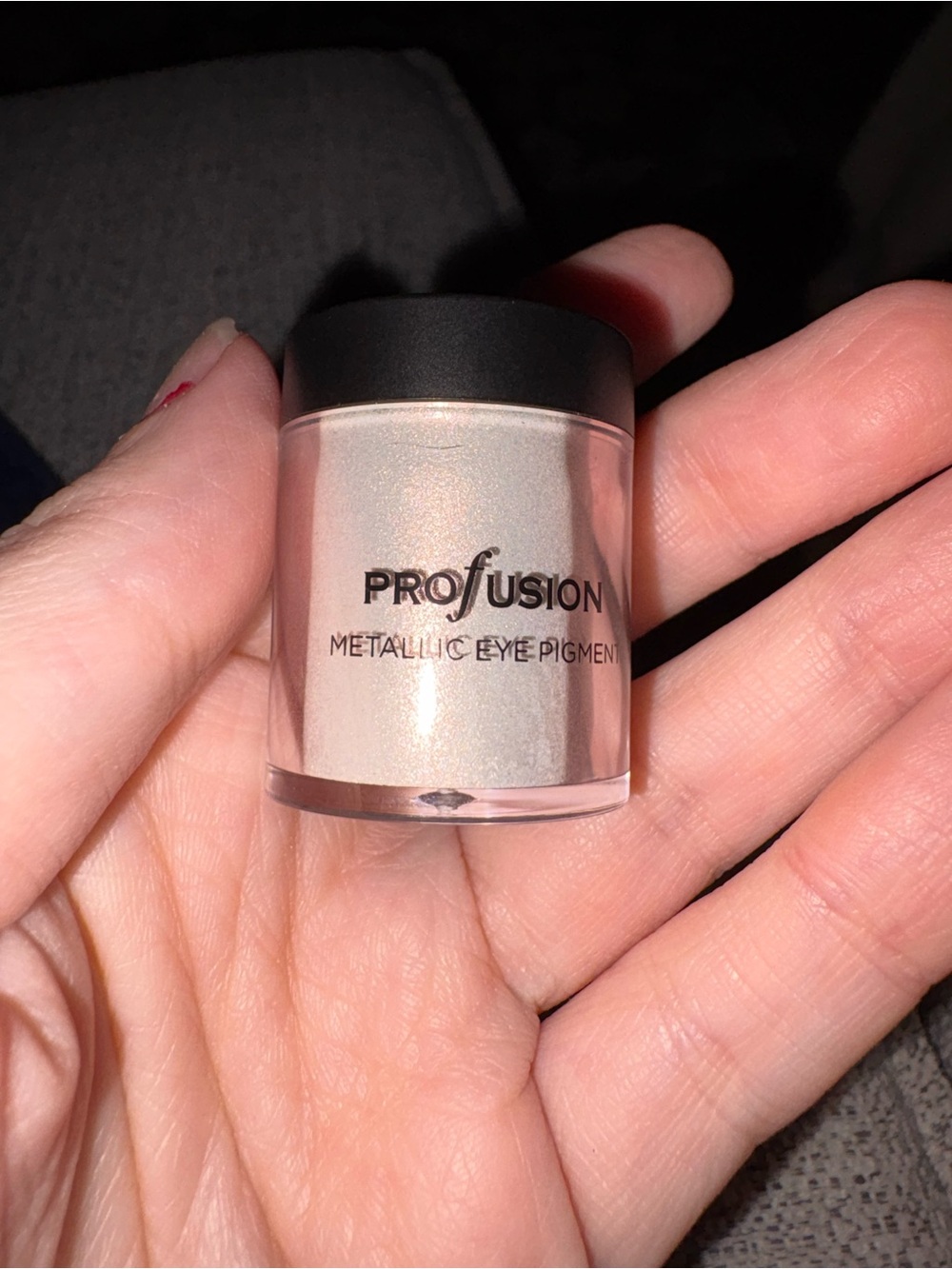 Profusion Cosmetics Metallic Eye Pigment - Pearl Shimmer Pink
